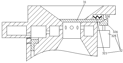 Vibration-isolating support type concrete manufacturer with blades provided with holes