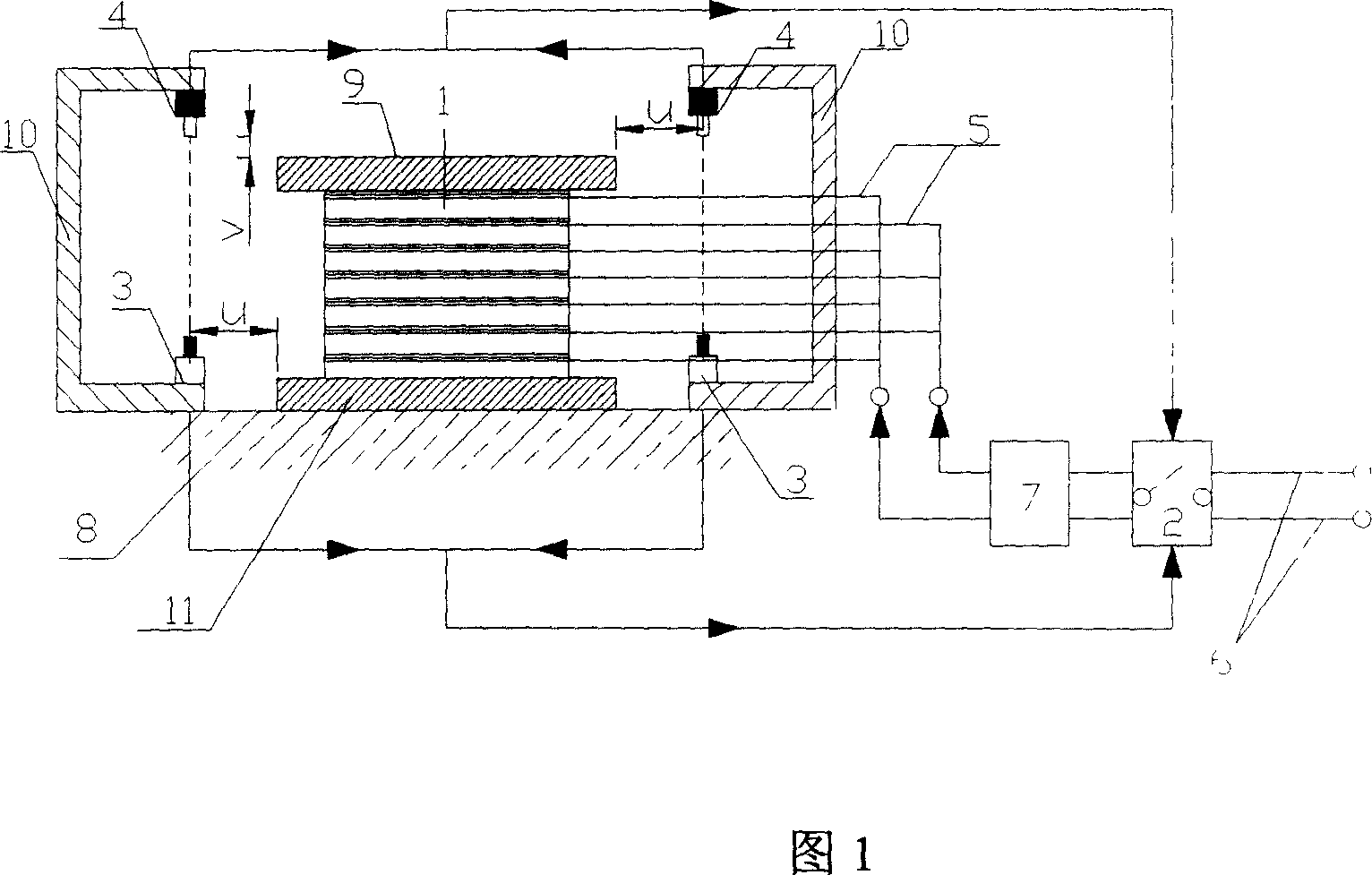 Stiffness and damping changing passive control device with an electrorheological composite laminated rubber bearer