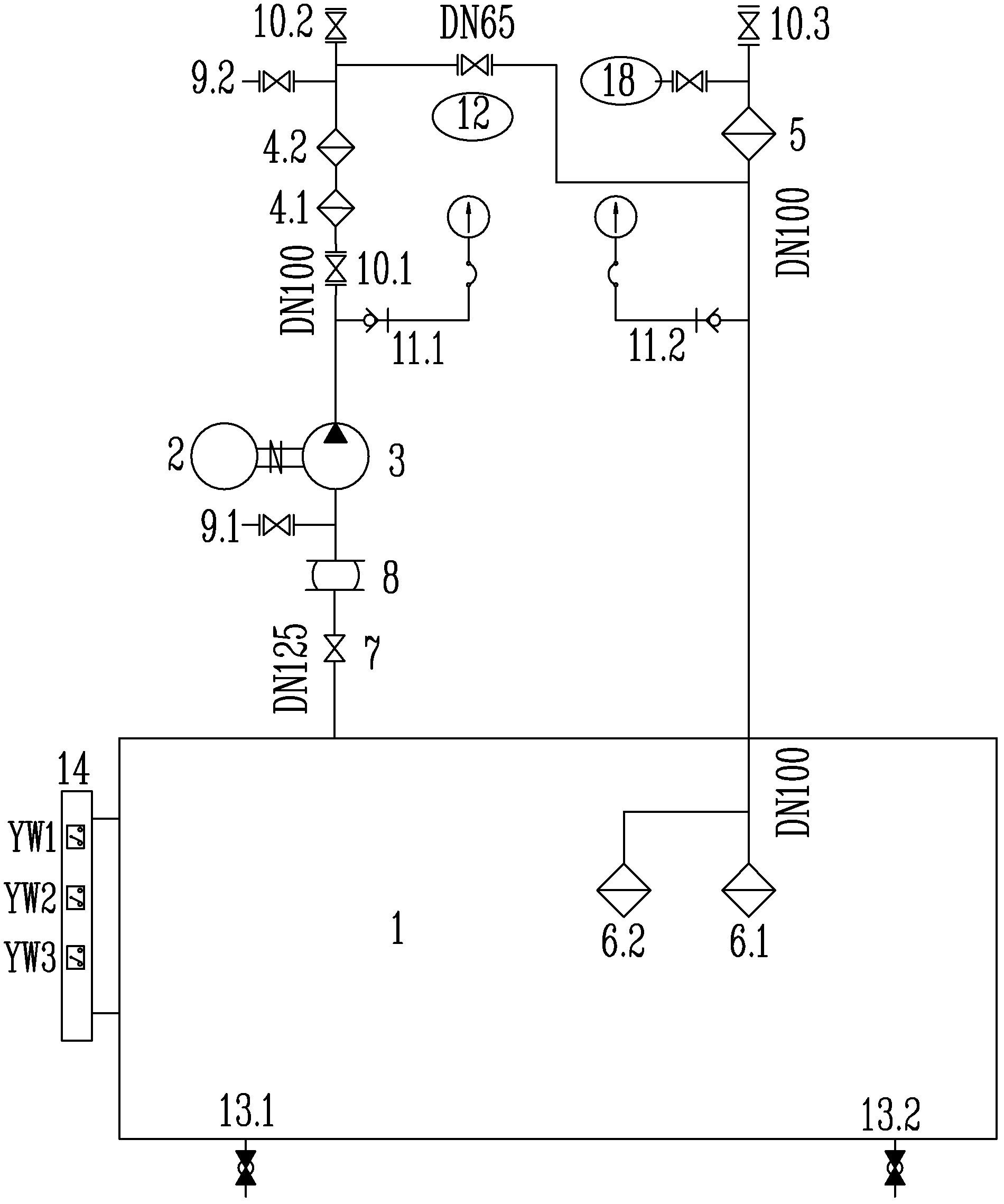 Compact efficient modularized oil flushing device