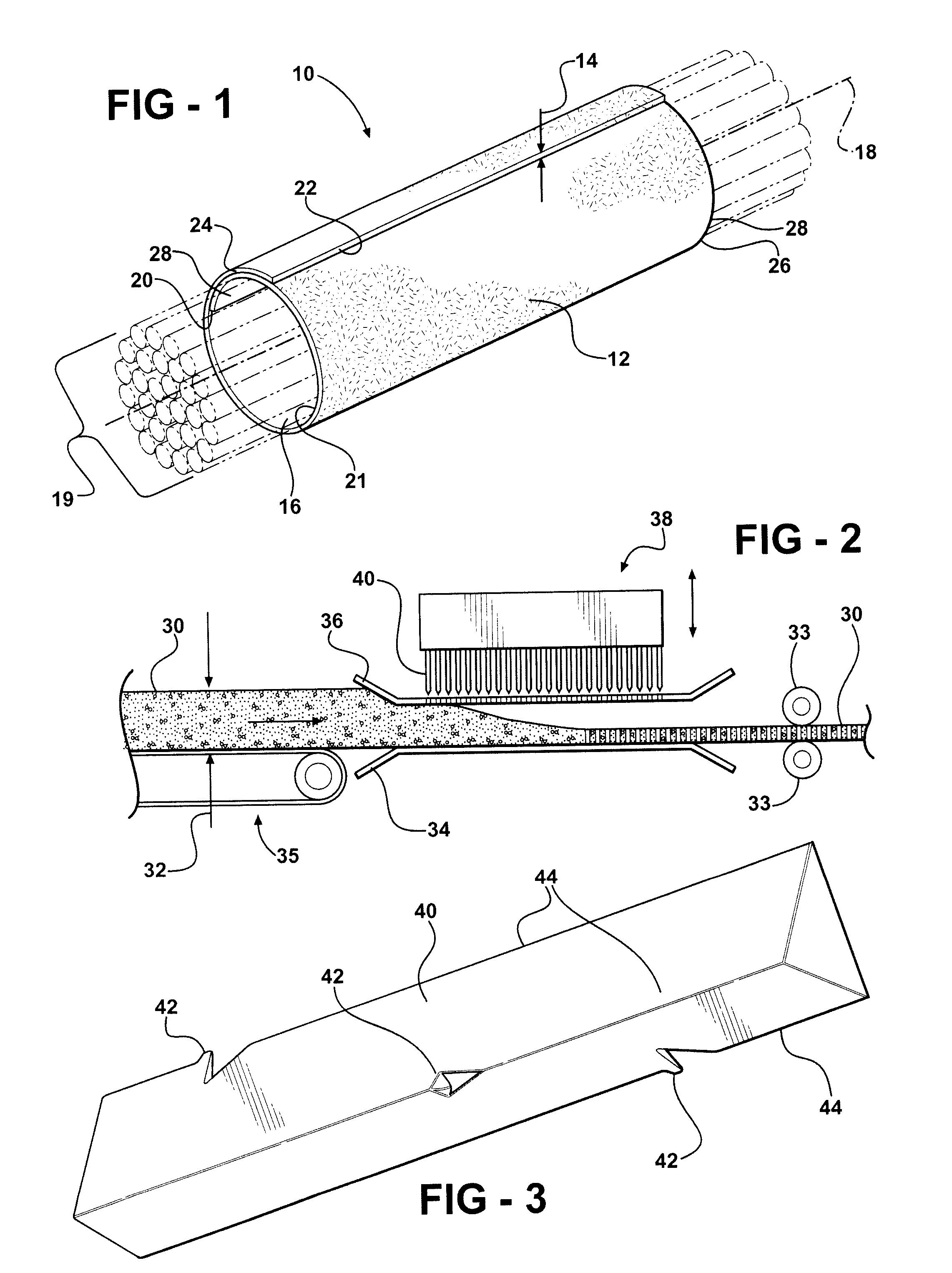 Non-woven self-wrapping acoustic sleeve and method of construction thereof