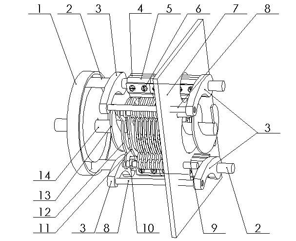 Stacked spiral sludge dewatering machine