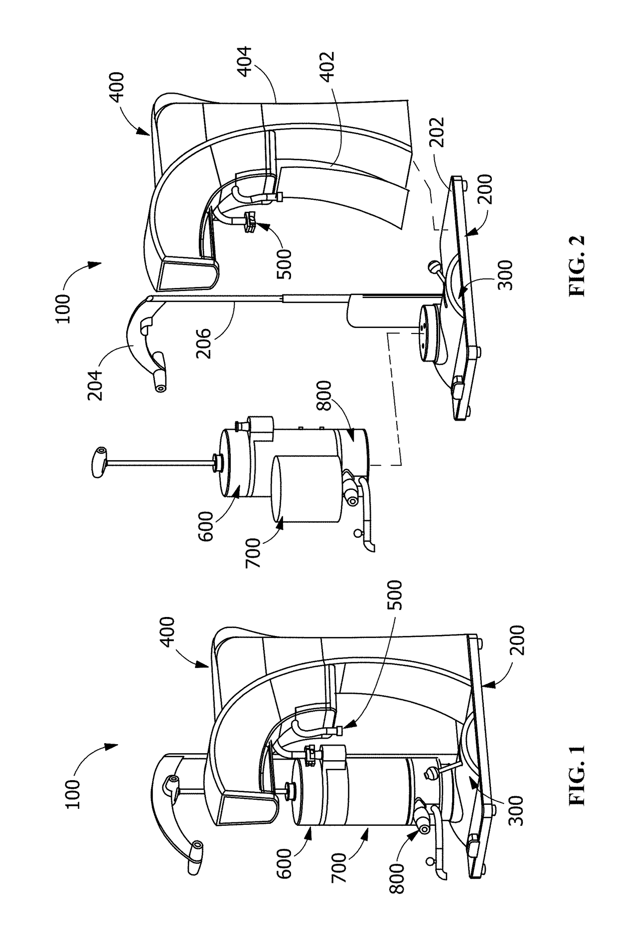 Commercial french press coffee brewing and dispensing system