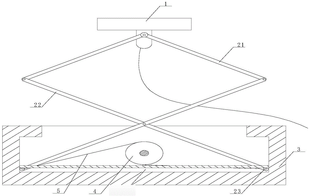 Telescopic lighting device