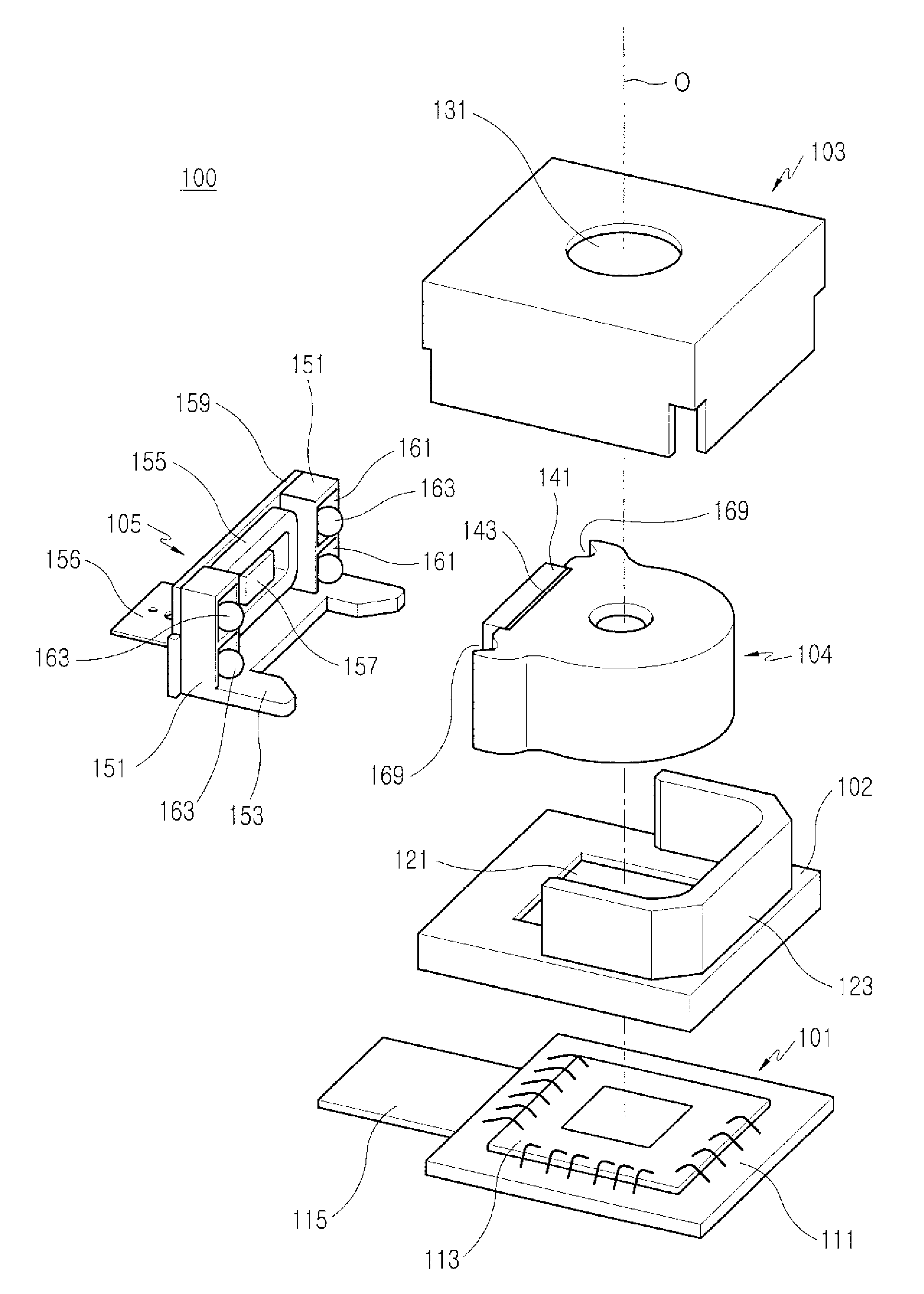 Camera lens assembly