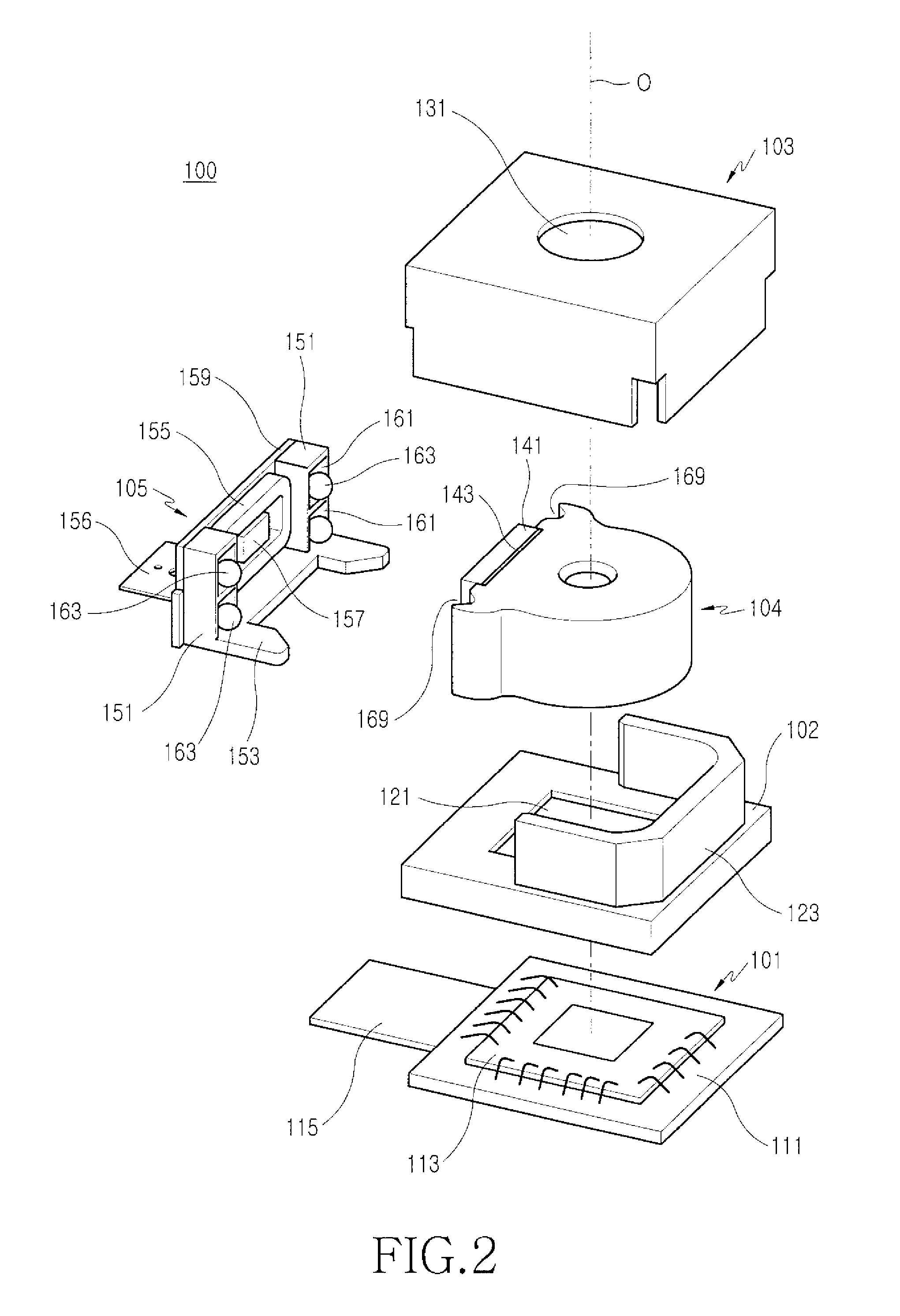 Camera lens assembly