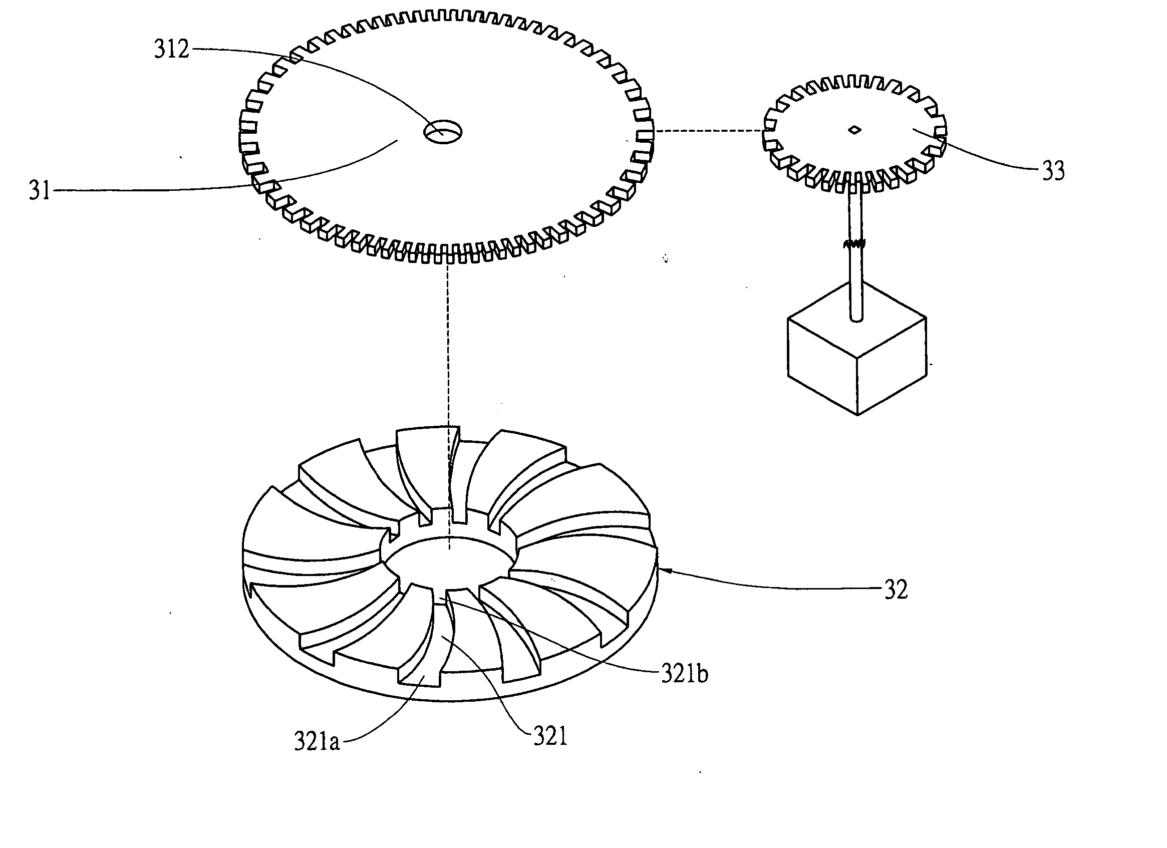 Heat dissipating module