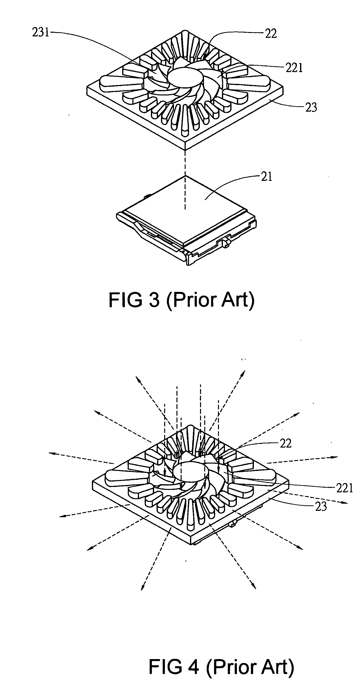 Heat dissipating module