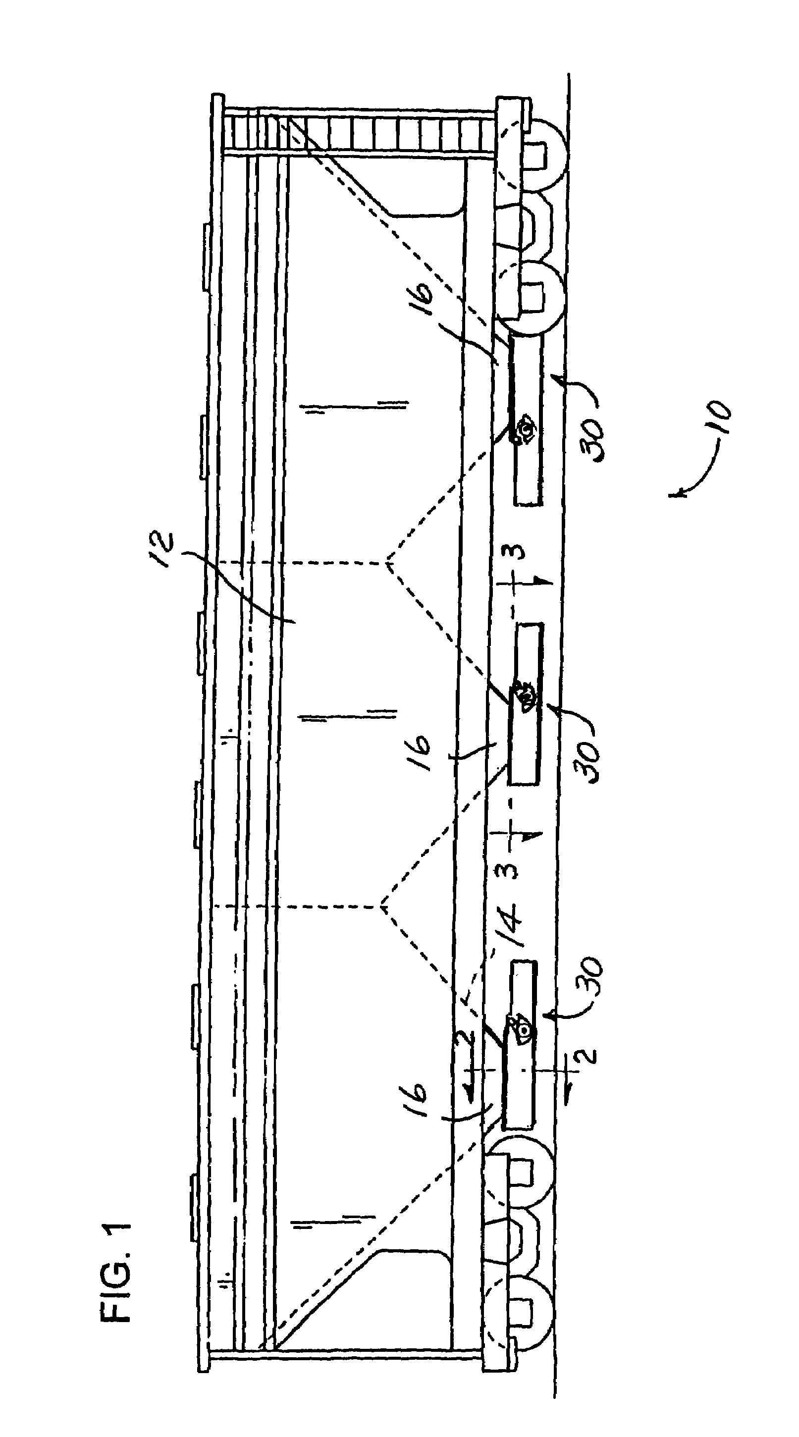 Railroad hopper car discharge gate assembly