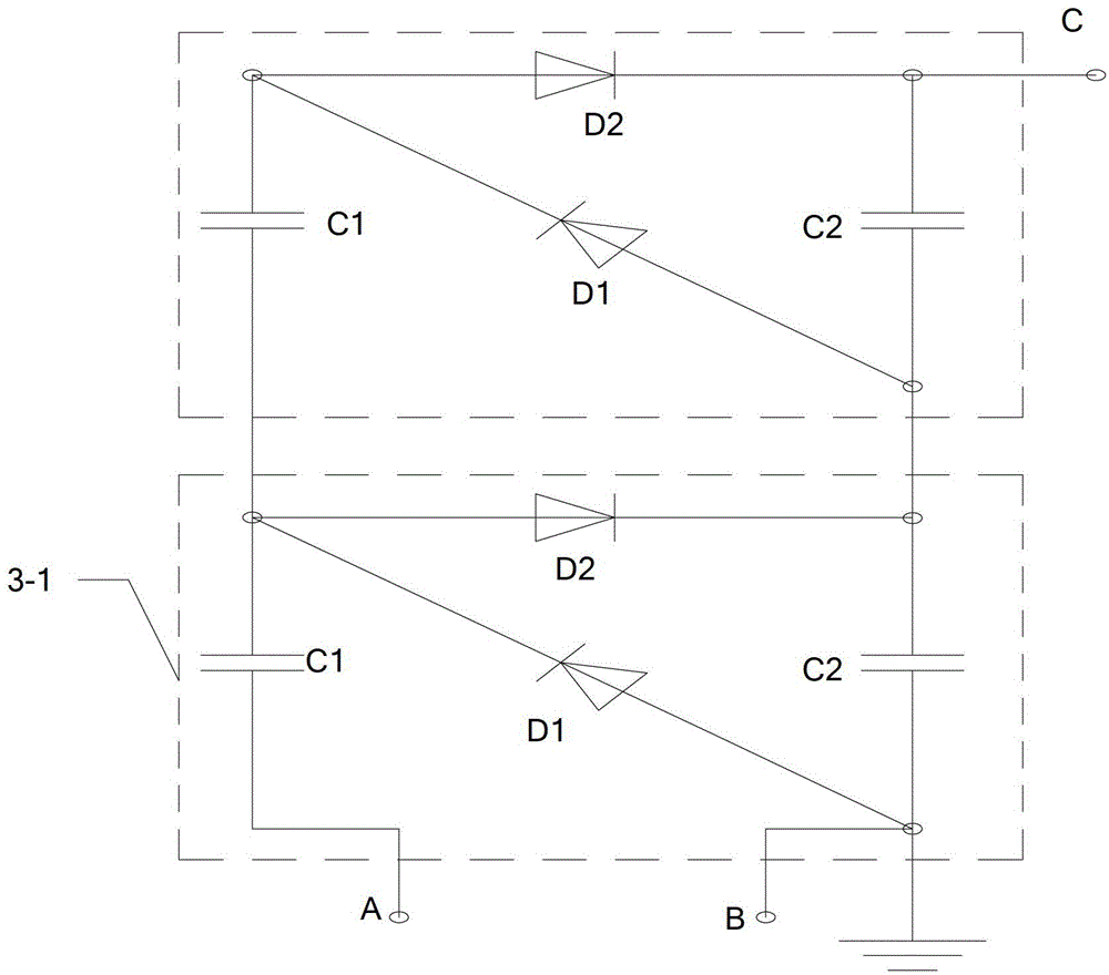 Polarity-reversal voltage generator based on direct current high voltage cascade generation circuit