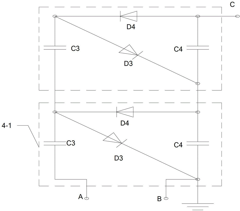 Polarity-reversal voltage generator based on direct current high voltage cascade generation circuit