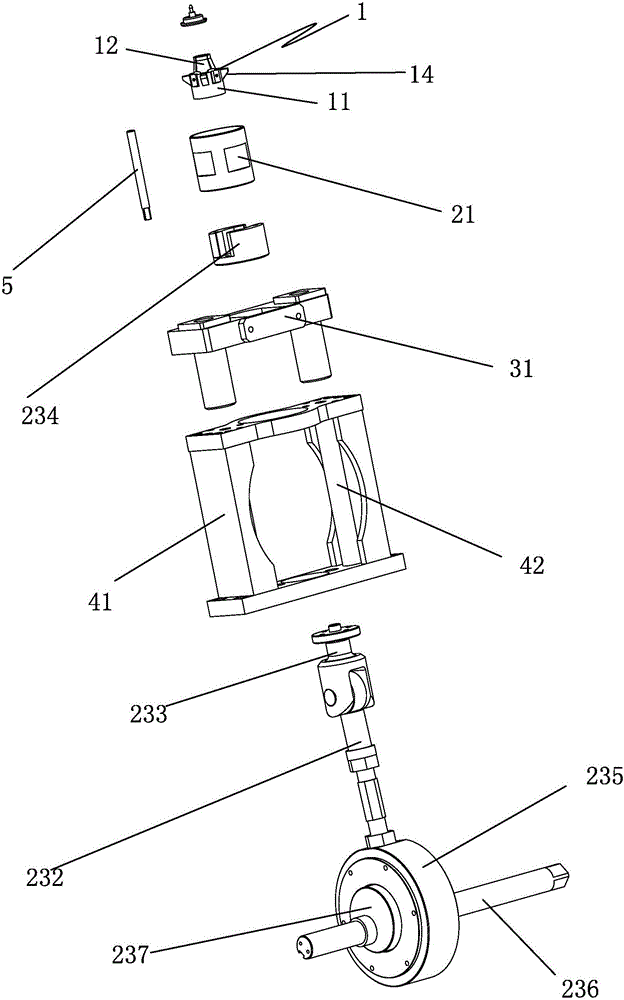 Quick valve port grabbing device