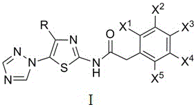 The medical use of 5-(1,2,4-triazol-1-yl)-2-phenylacetamidothiazole