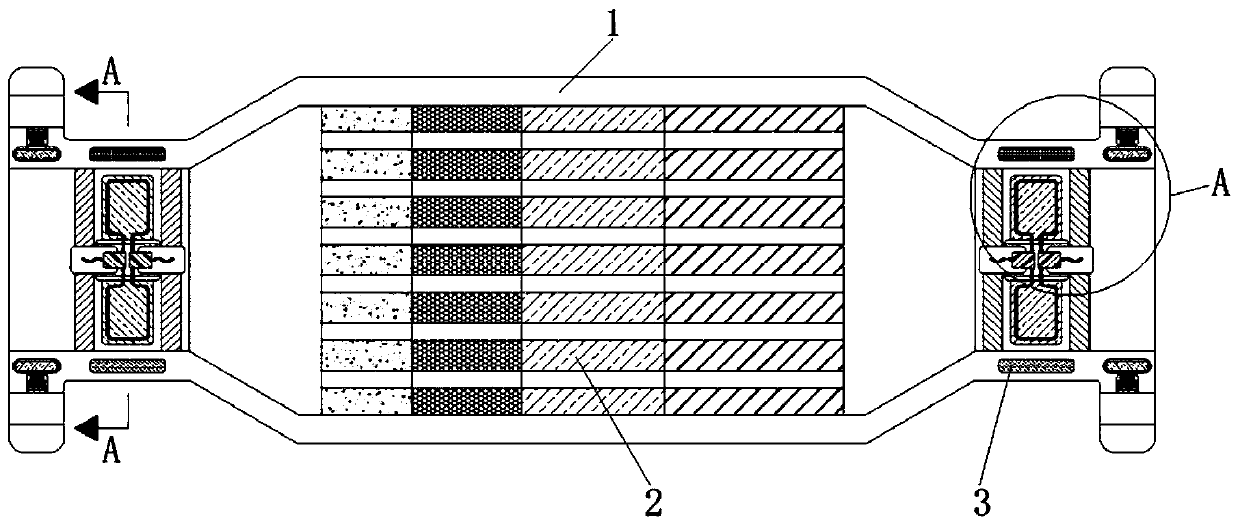 Anti-loosening tail gas treatment device based on magnetoelectric principle