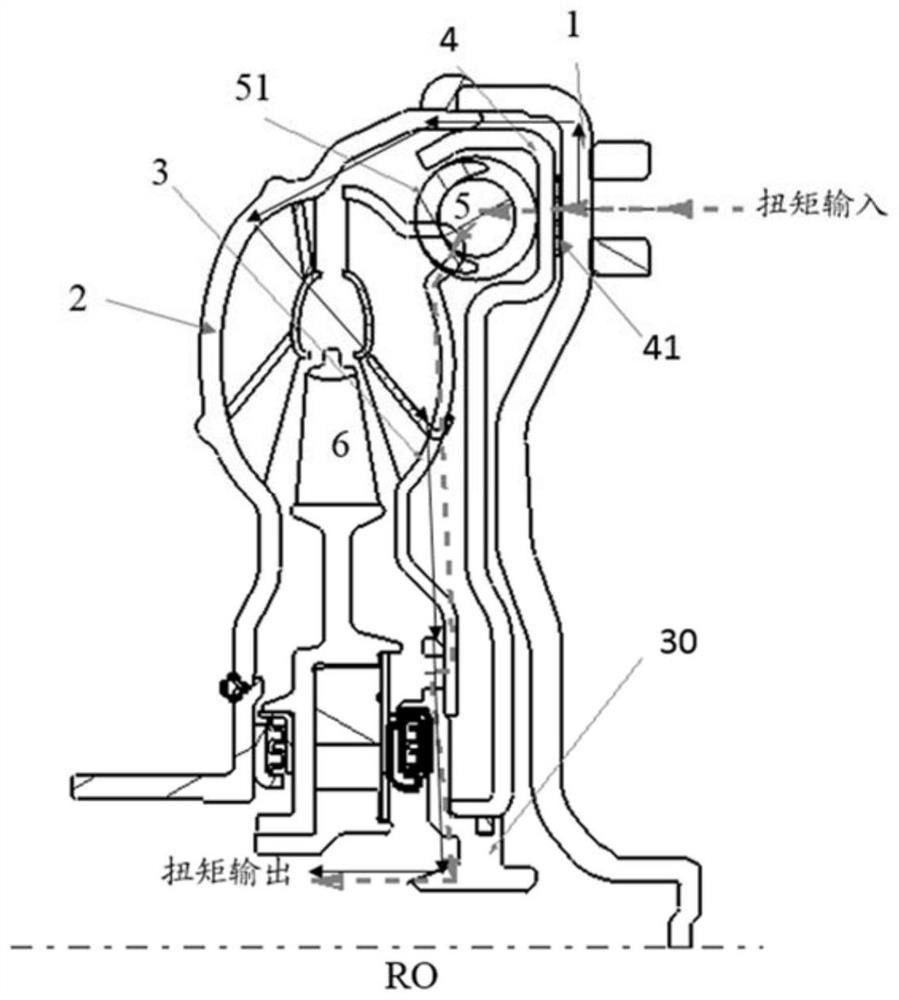 Hydraulic torque converter provided with torsion damper and motor vehicle including same