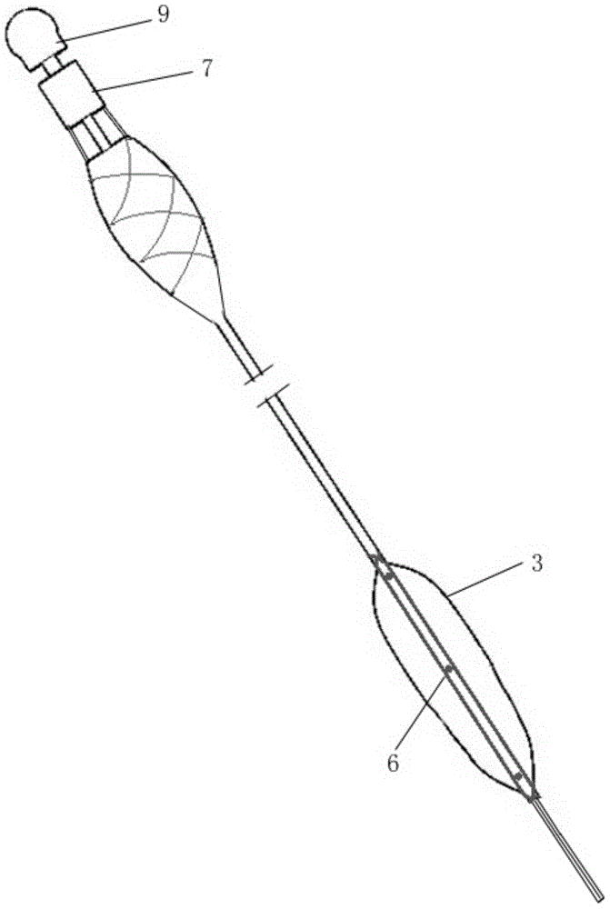 Plugging device for ureteroscope lithotripsy