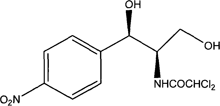 A kind of synthetic method of broad-spectrum antibiotic chloramphenicol