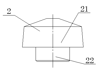 Multi-hole vacuum casting mould component