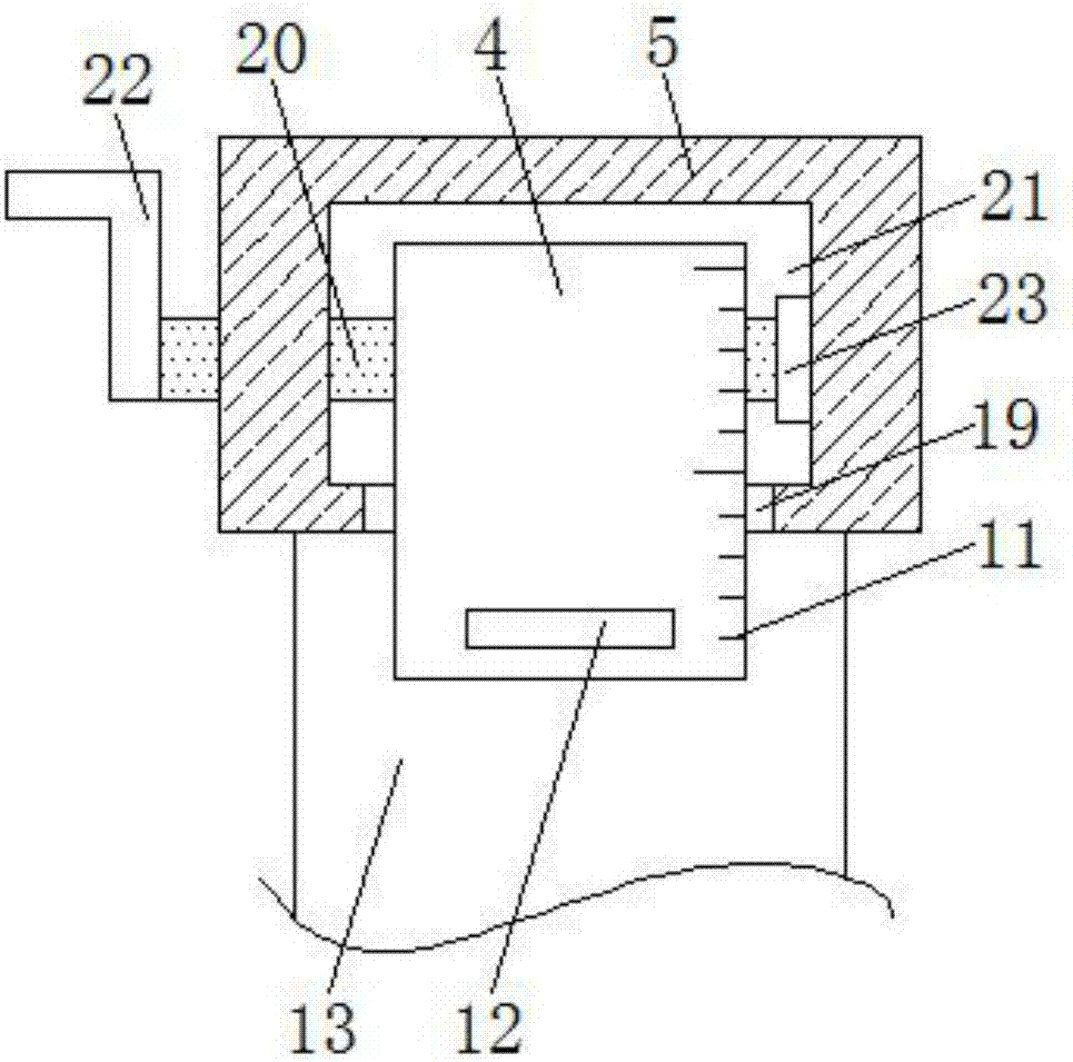 Combined convenient-to-carry side slope measurement ruler