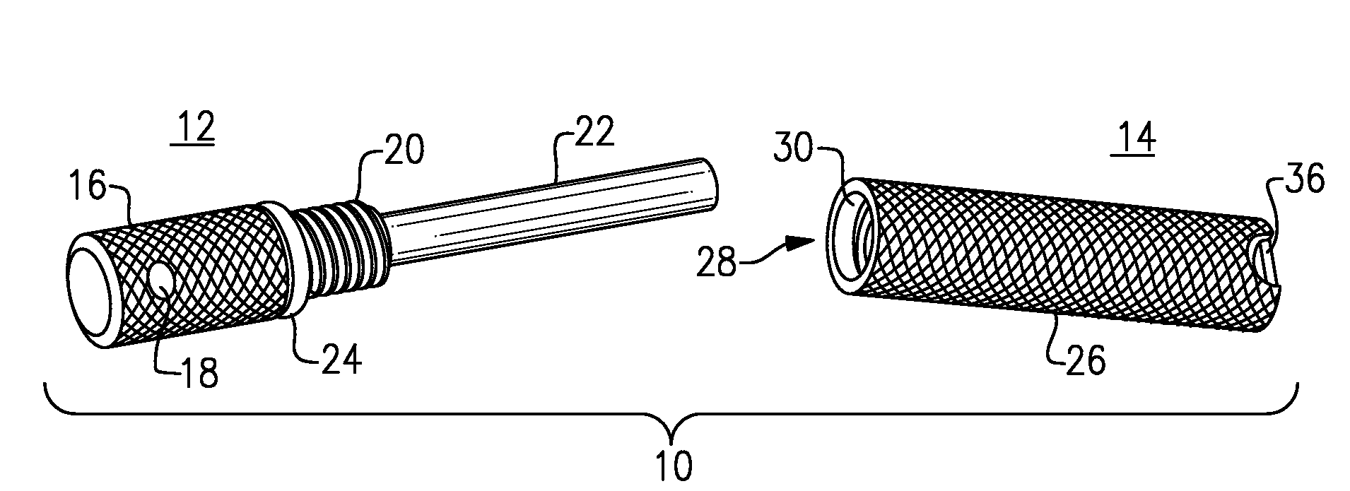 Survival Tool Fire Starter with Mischmetal Flint Rod