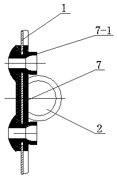 Microwave antenna wide-frequency flexible antenna cover