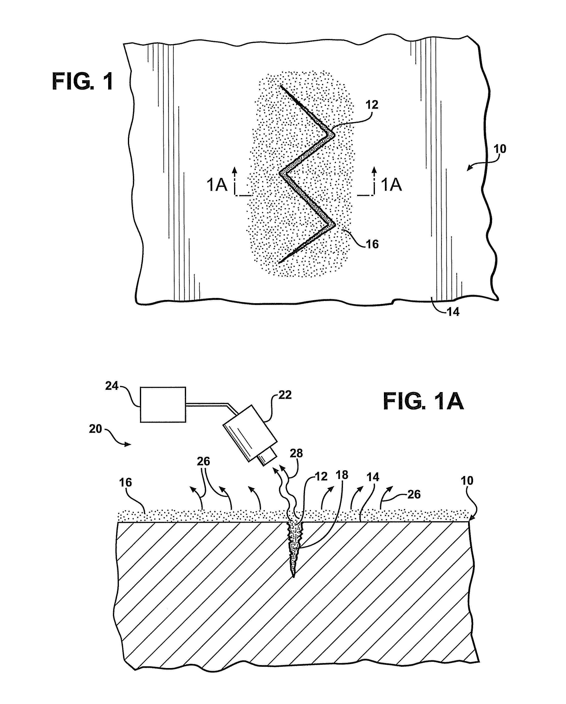 Thermography inspection of surface discontinuities