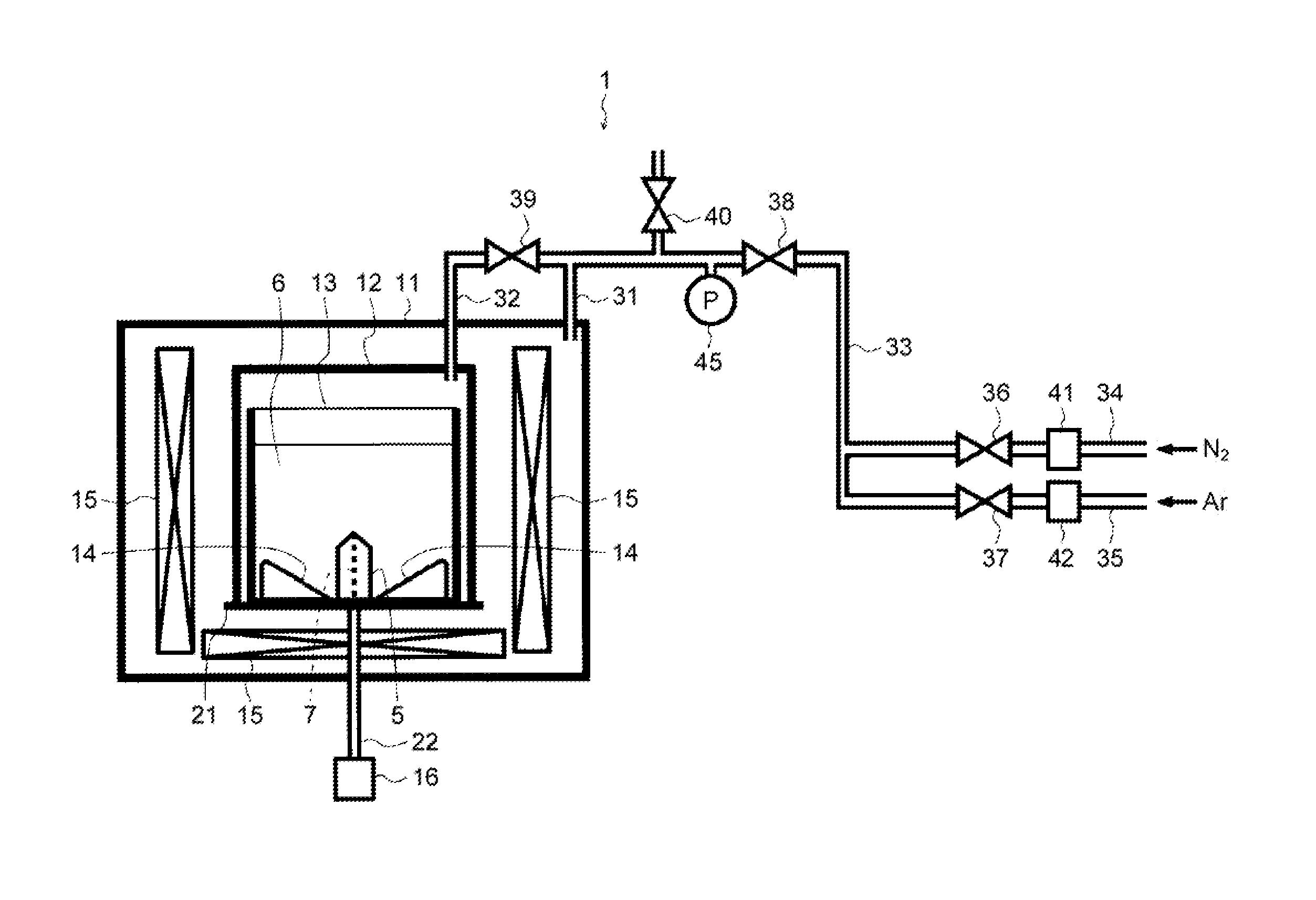 Apparatus and method for manufacturing group 13 nitride crystal