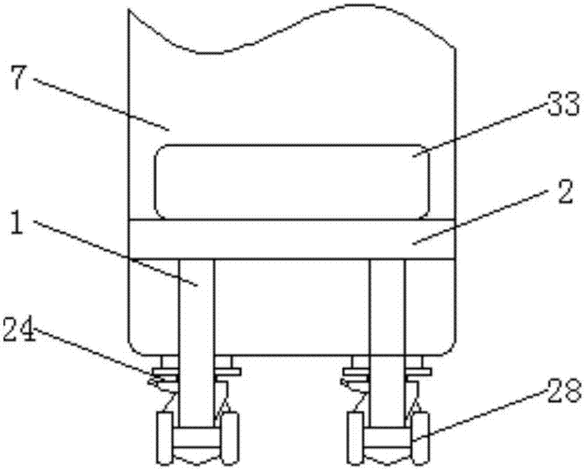 Soil removal machine for roots of herba houttuyniae