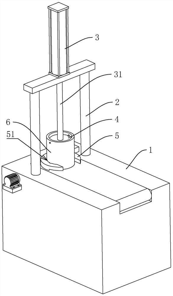 A kind of tea cake pressing machine and tea cake production process