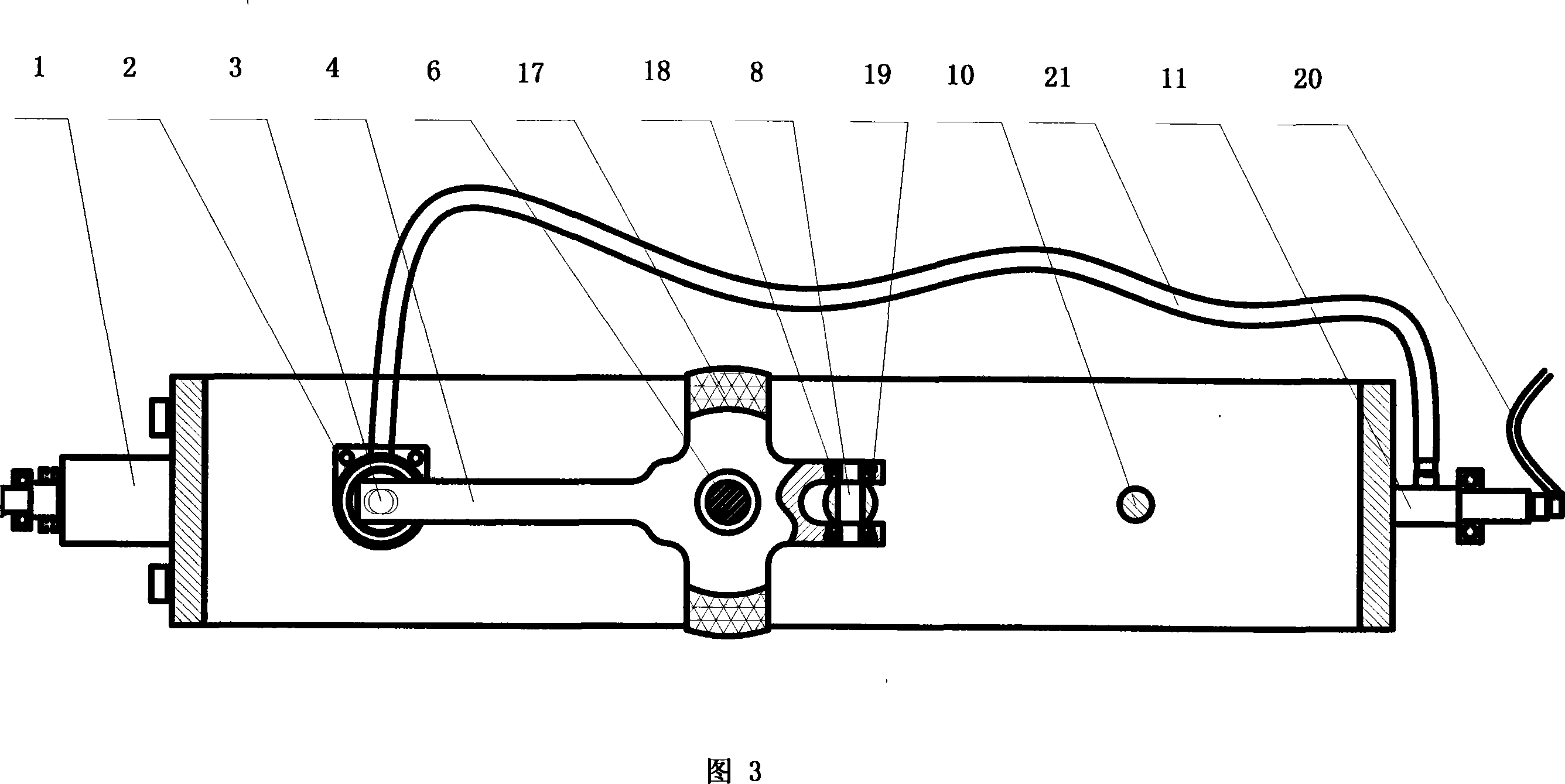 Anti-deforming arrangement of reinforcing wire case tension bourette