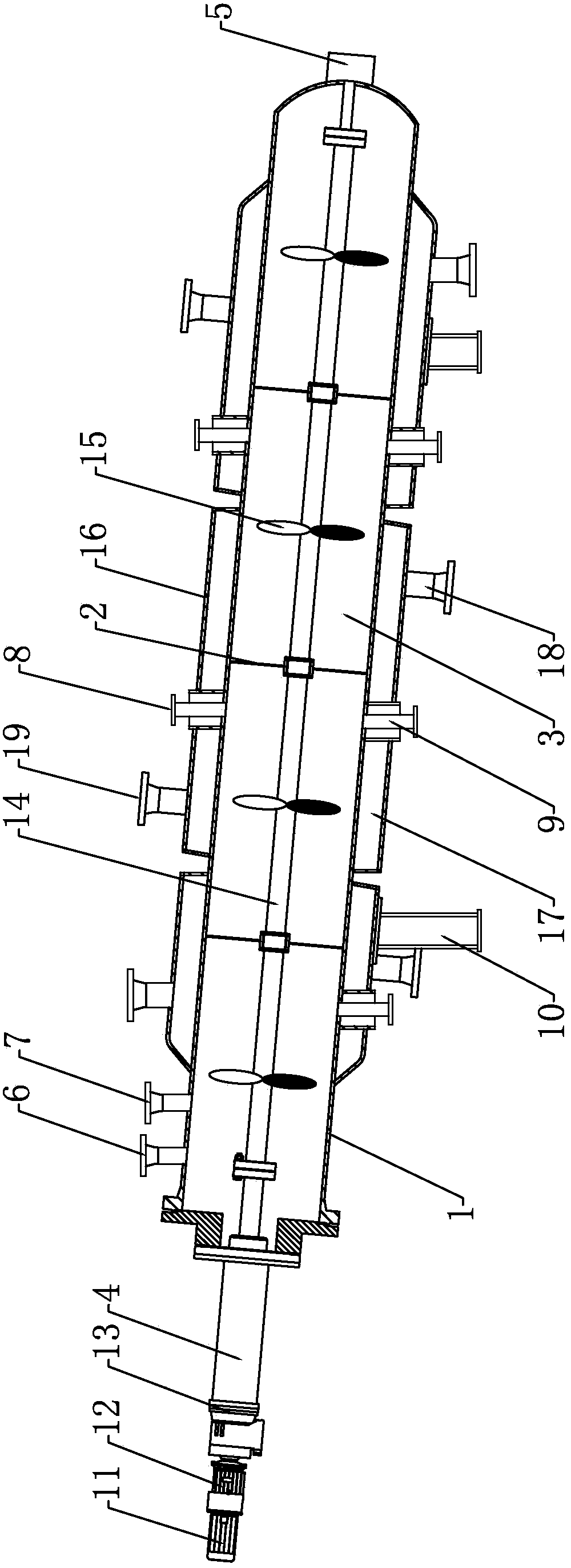 A kind of nitromethane continuous reactor