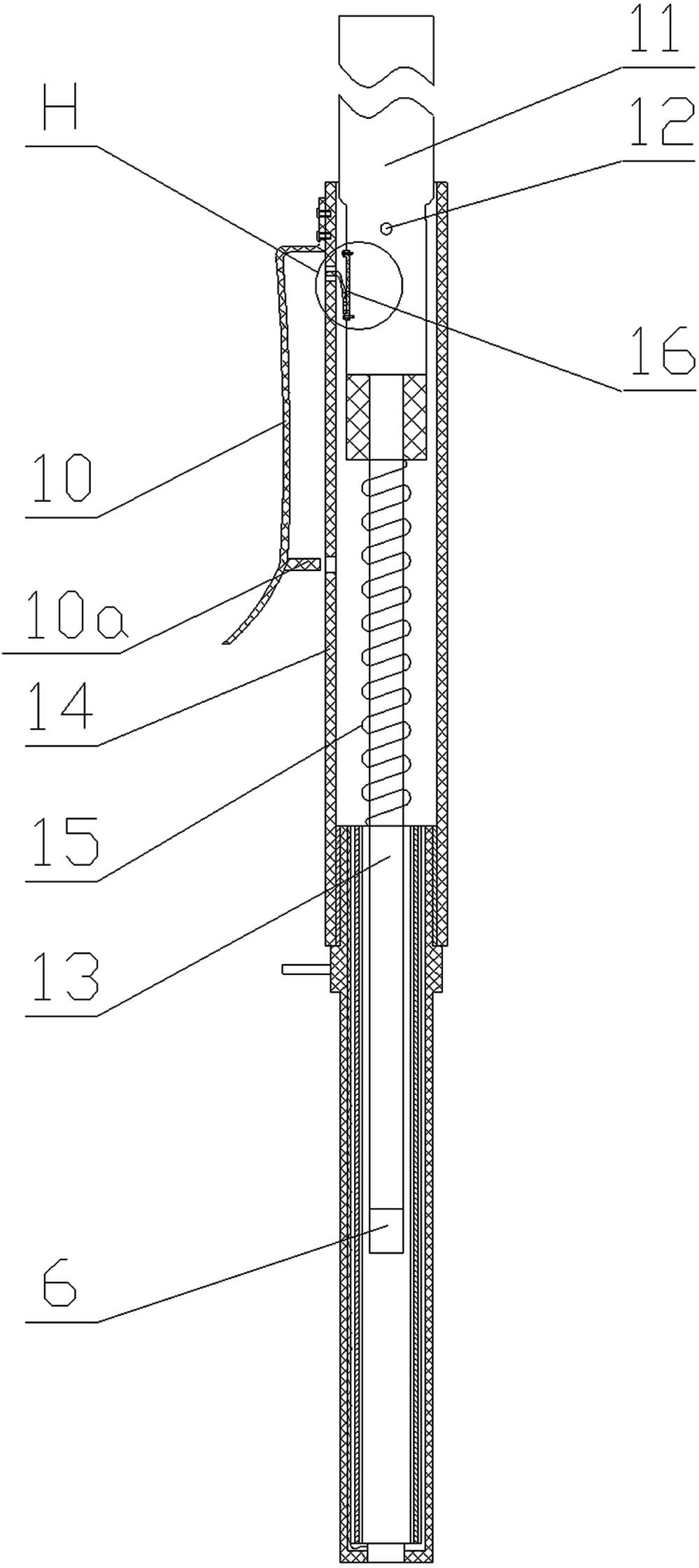 Magnetic field intensity controllable electrochemical immune sensor