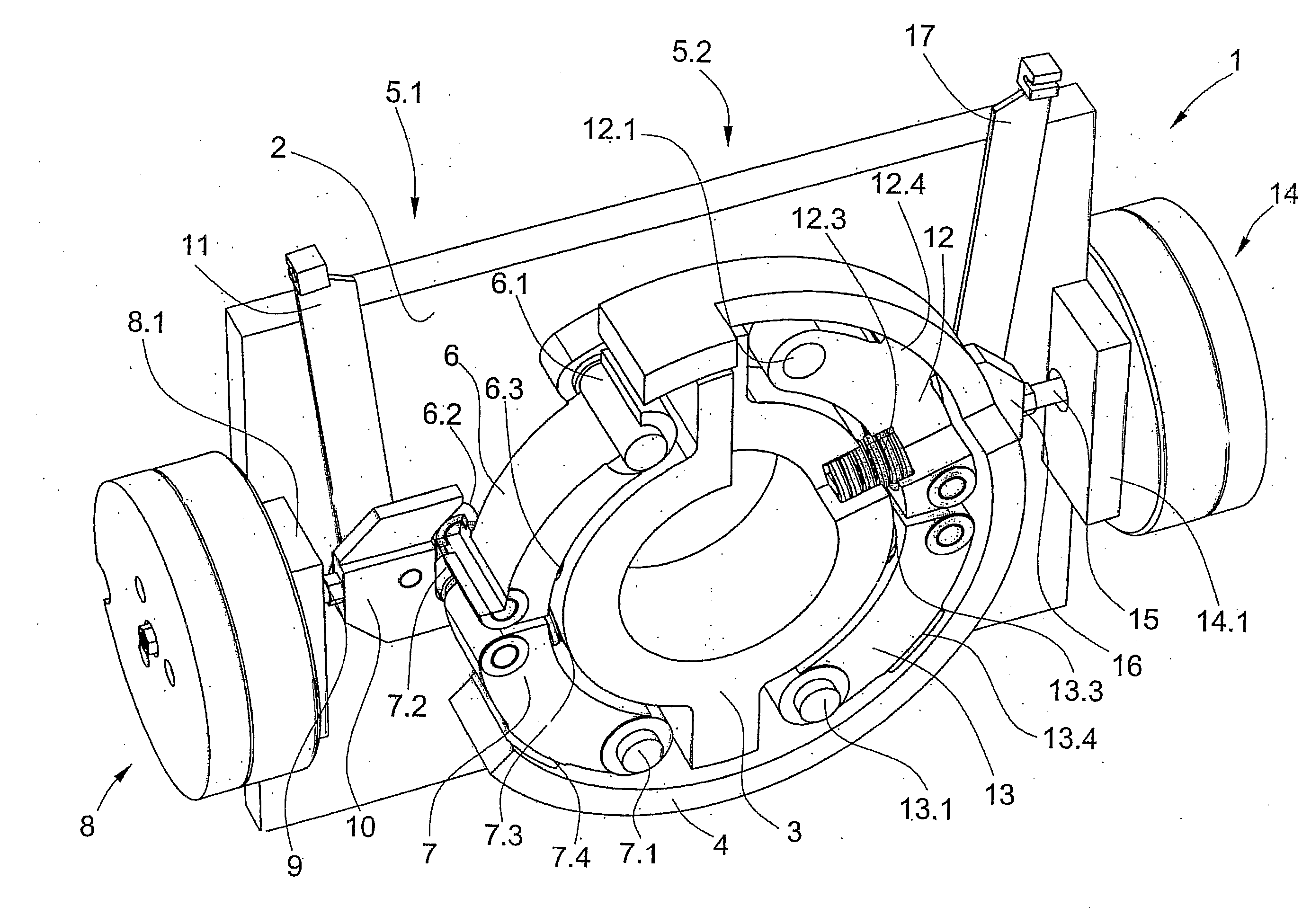 Shoe brake for an elevator drive