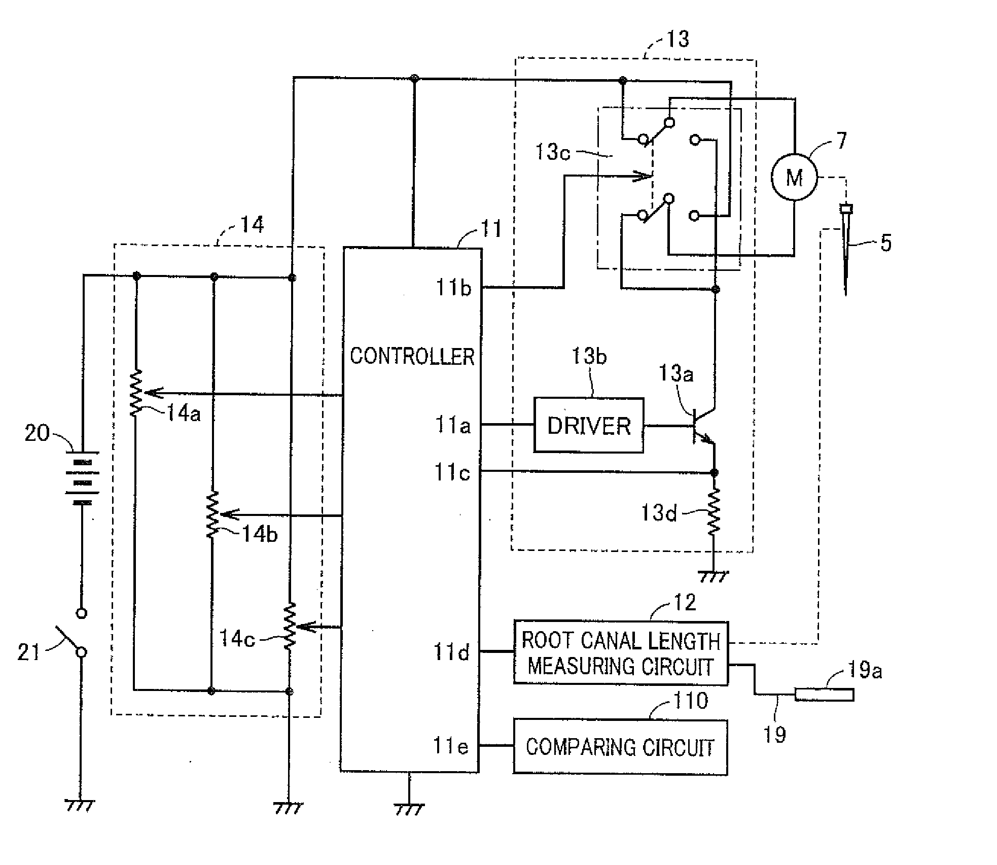 Dental treating apparatus and driving method for the same