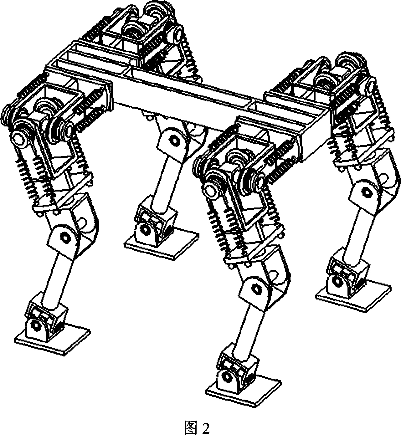 Driving joint for cross axle type robot based on marmen