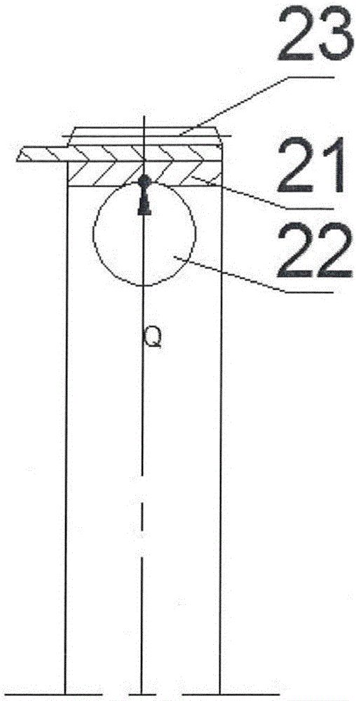 Multi-point-contact flexible bearing for harmonic reducer