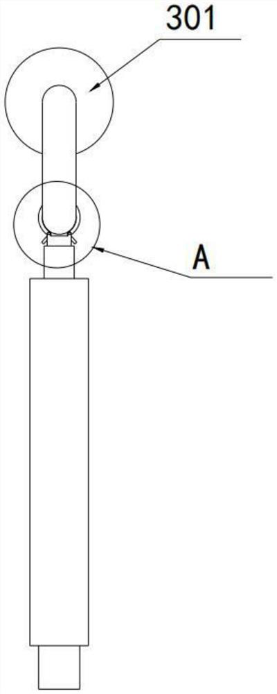 Thermoplastic film prestretching auxiliary device for fixing head, neck and shoulder radiotherapy