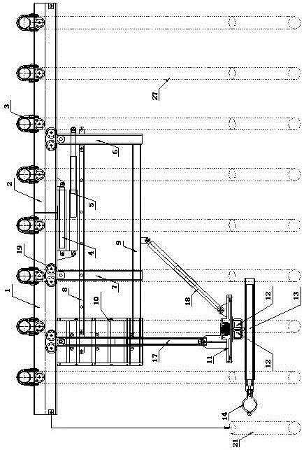 Steel pipe concrete support installing machine and installing method