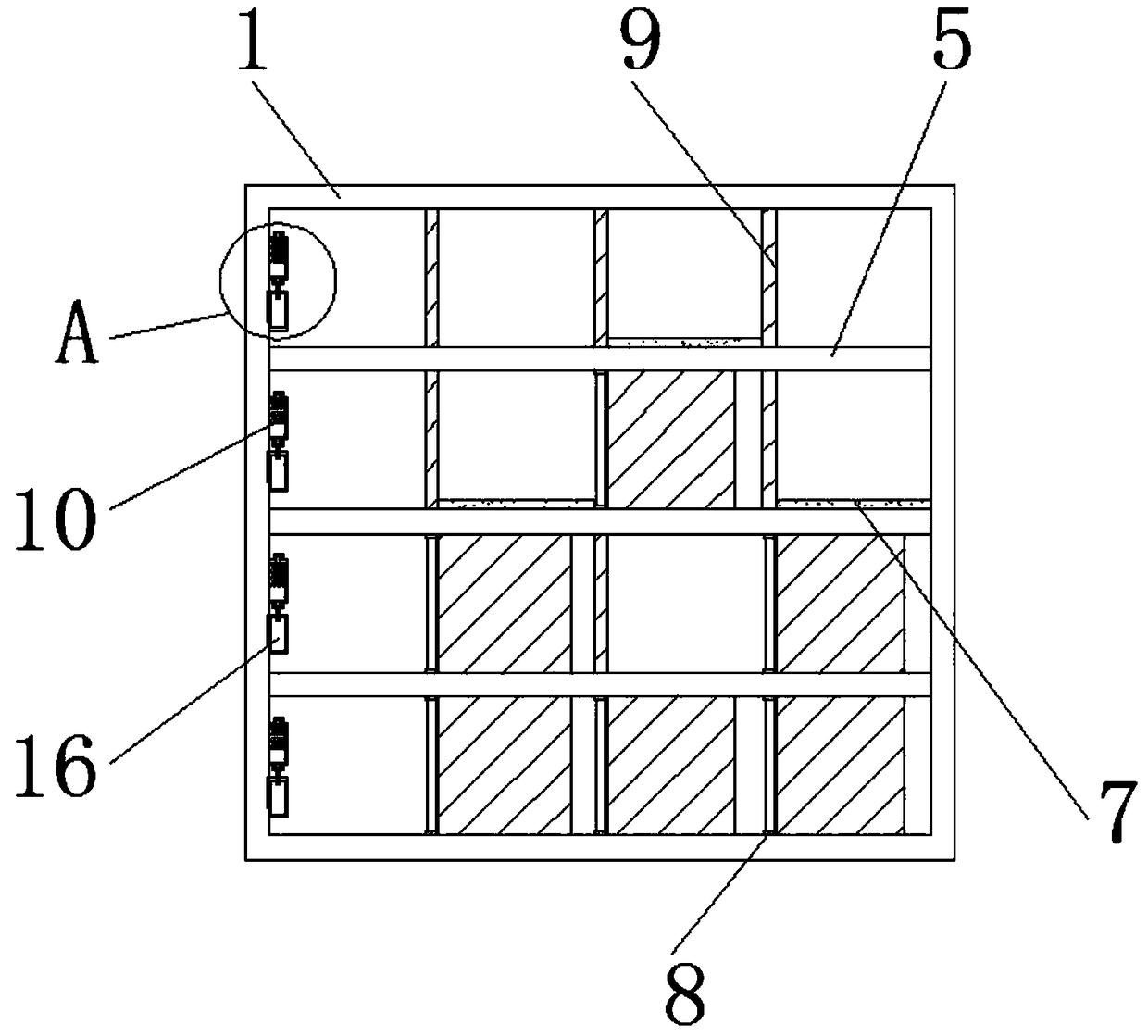 Storage cabinet with dampproof function and for tea selling