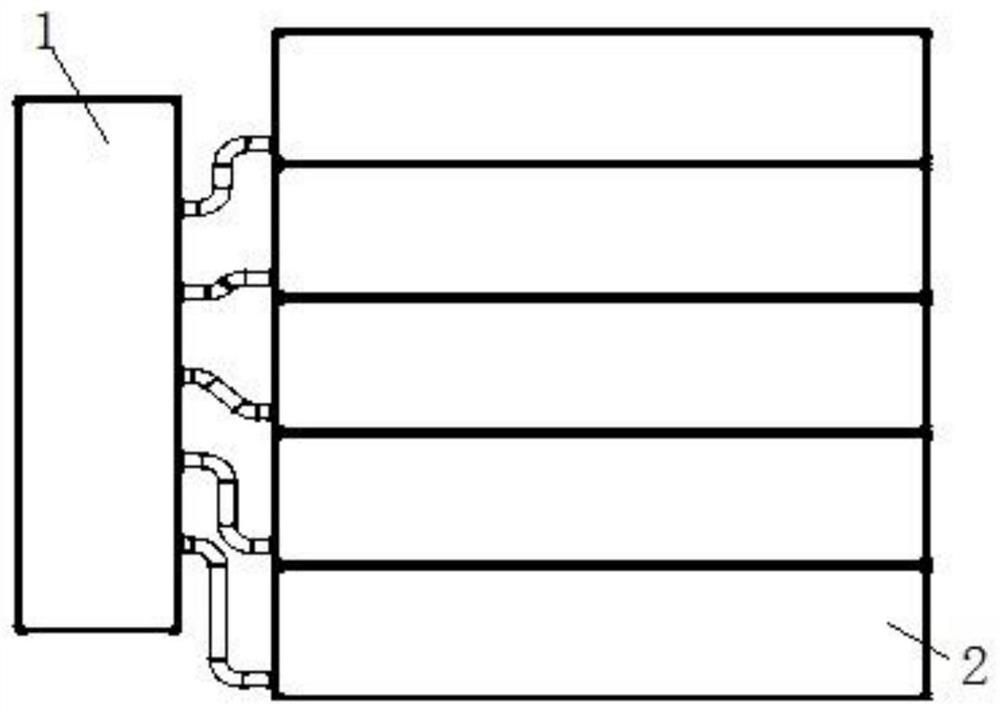 IDC container type refrigerating system based on 4 +1 framework and more than five thousand cold tons