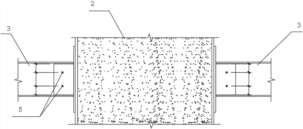 Steel reinforced concrete core tube and rectangular concrete filled steel tube special-shaped column structural system