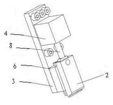 Plasma display panel (PDP) terminal hot-pressing head structure