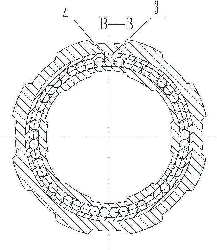 Shaft sleeve type inside-and-outside centralizer