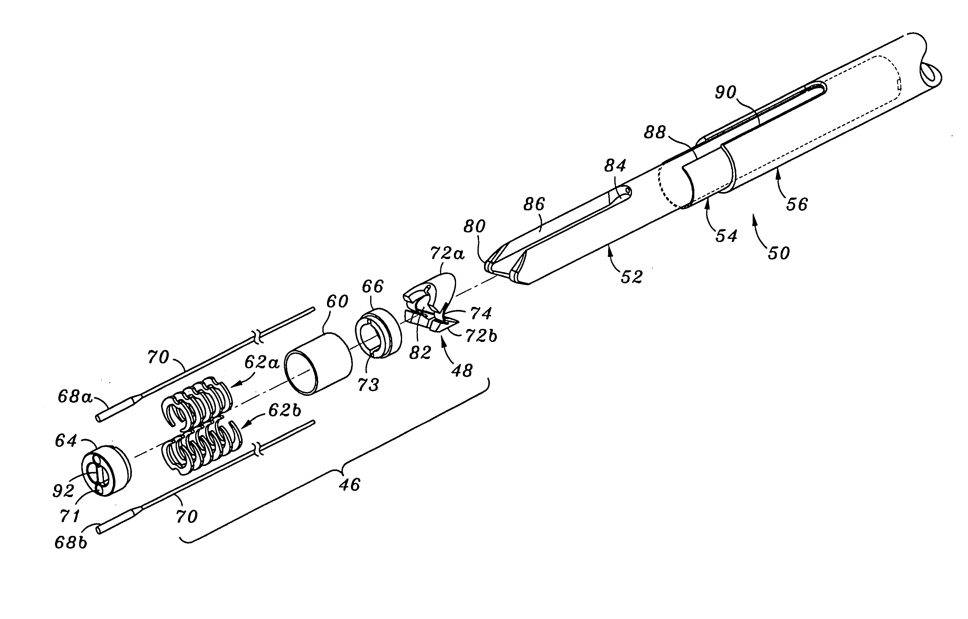 Method and apparatus for attaching connective tissues to bone using a knotless suture anchoring device