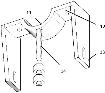 An Assembled Double Knife Hinge Bearing Applicable to Various Diameters of Round Steel Tubes for Compression Tests