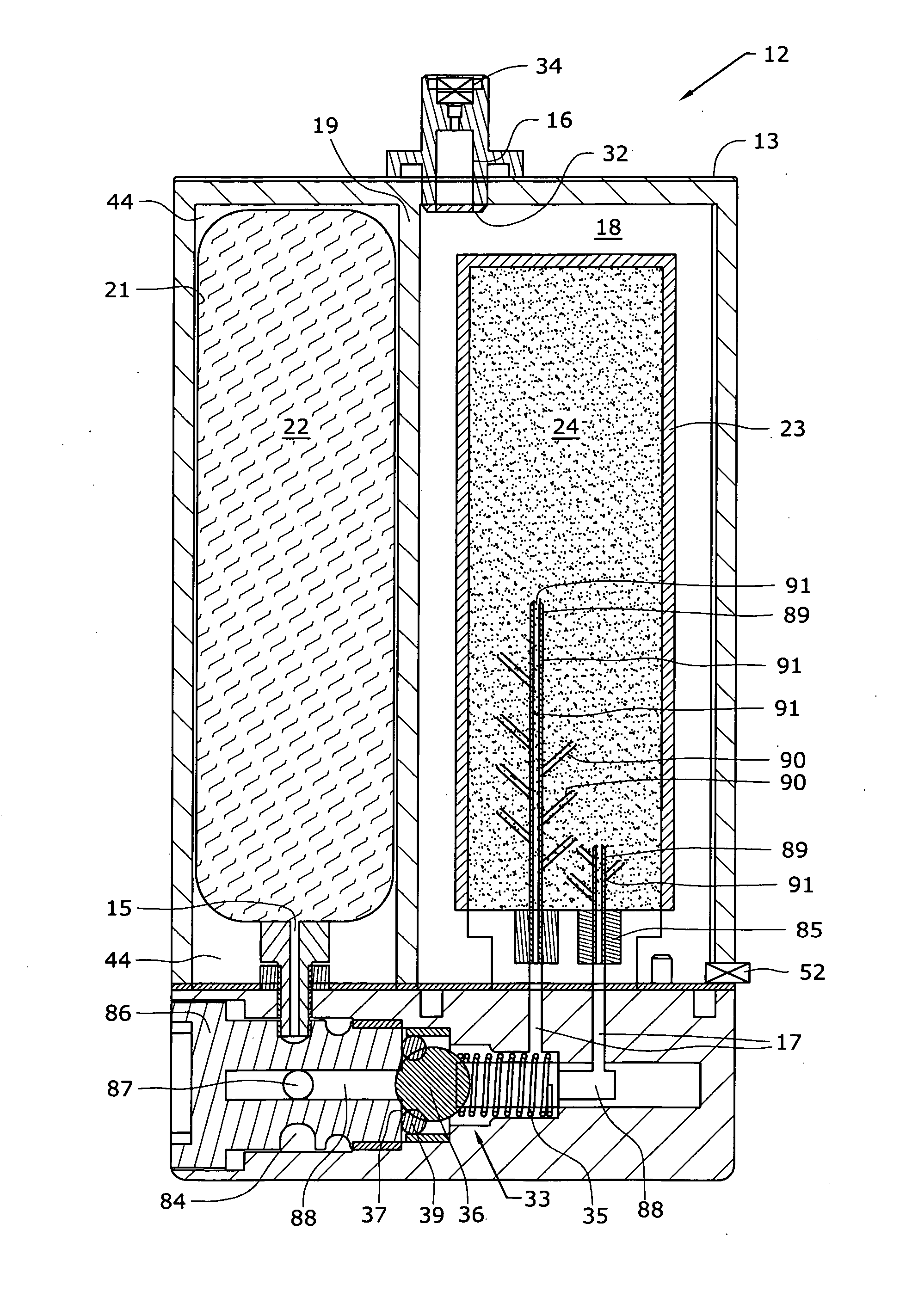 Hydrogen-generating fuel cell cartridges