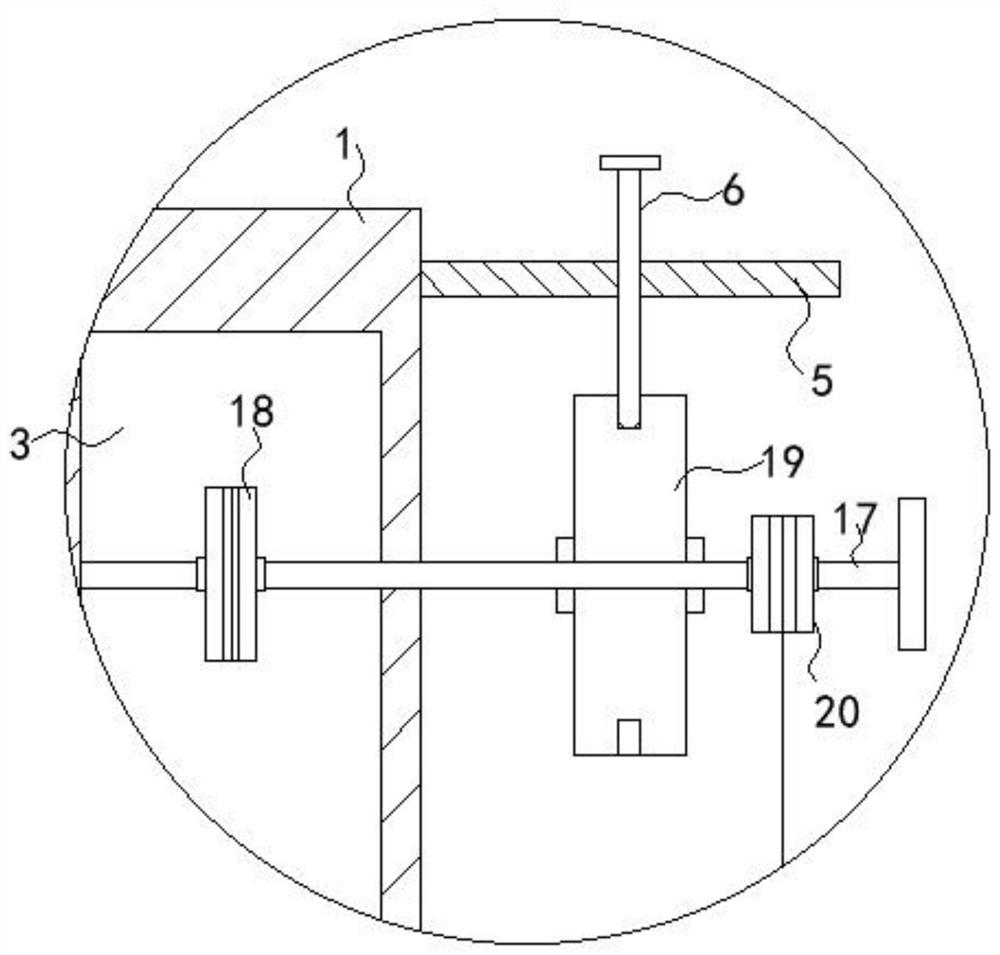 Battery mounting and fixing structure for battery box of new energy automobile