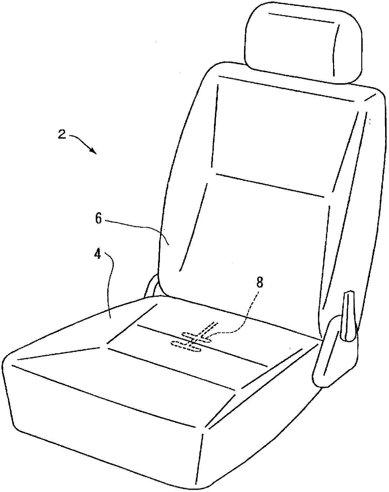 Load detection device mounting structure