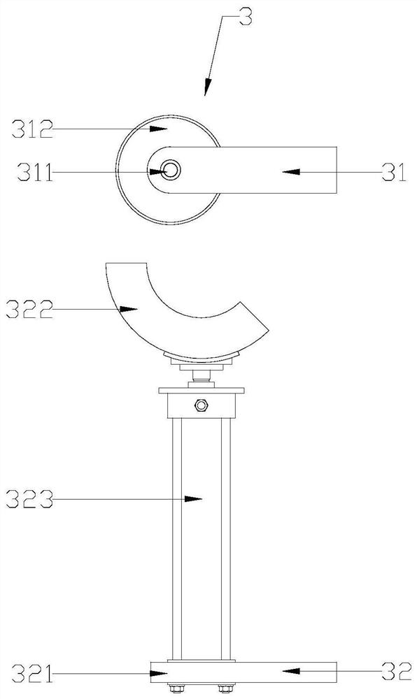 Washing device for processing velveteen-like bedding fabric