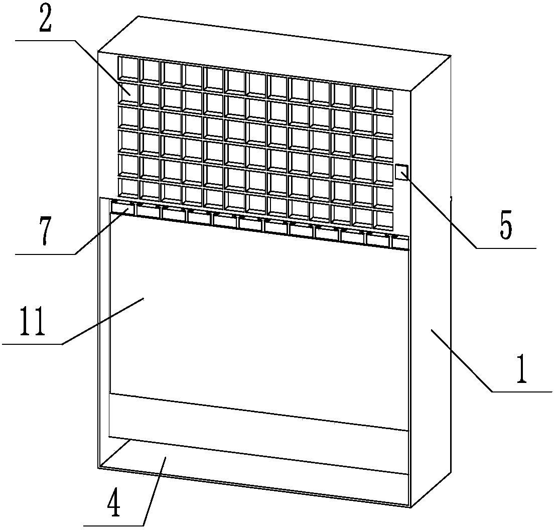 Smart cigarette selling shelf based on Internet of things, selling method and counting method