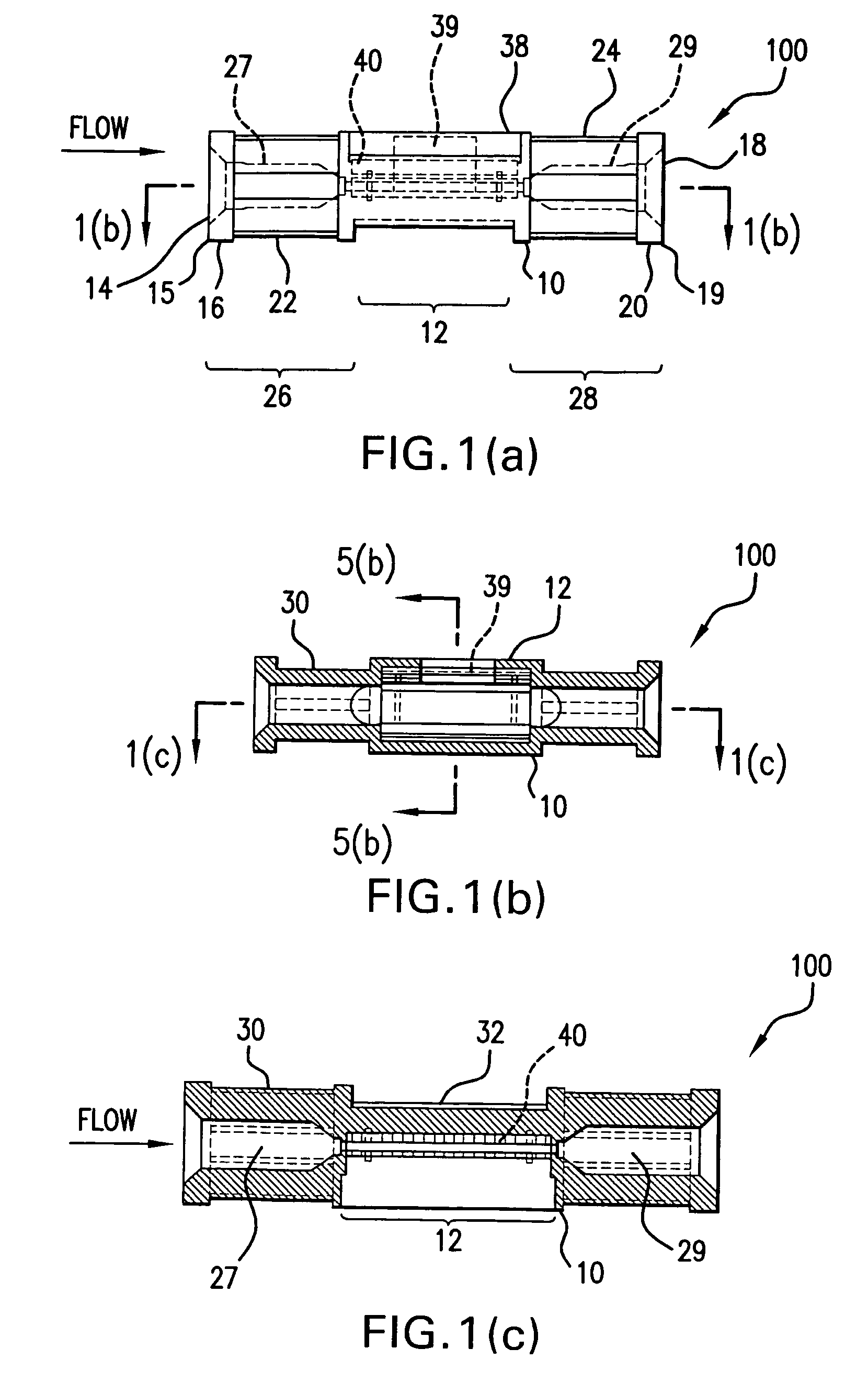 Fluid flow measurement device